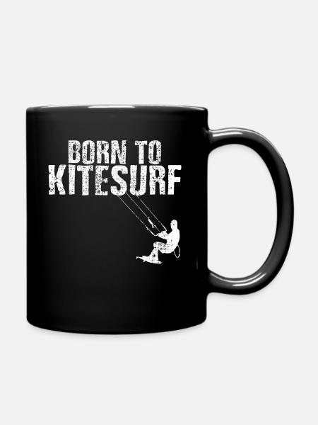 kitesurfer - Mug uni - noir
