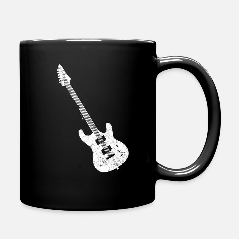 Guitar - Full Colour Mug - black