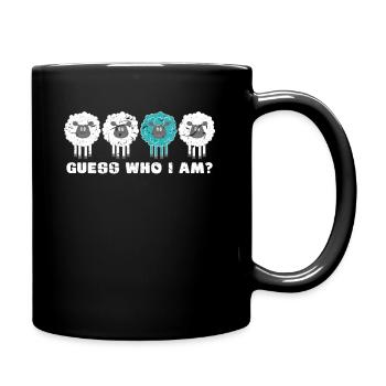 mouton - Mug uni - noir - Droite
