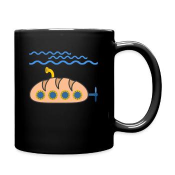 U-pain - Mug uni - noir - Droite