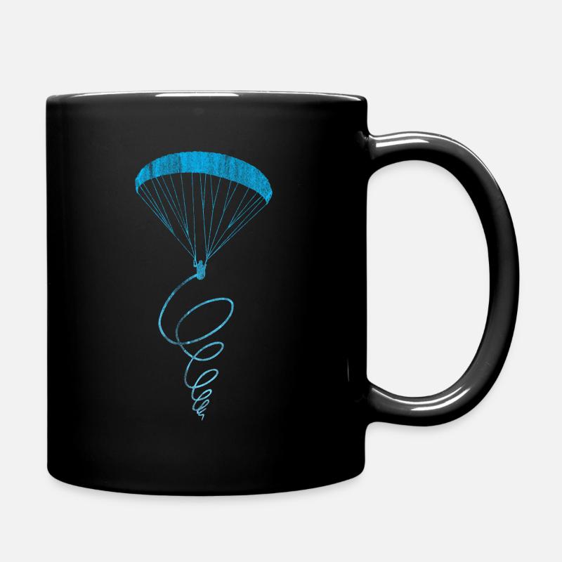 Gleitschirmfliegen Physik - Tasse einfarbig - Schwarz