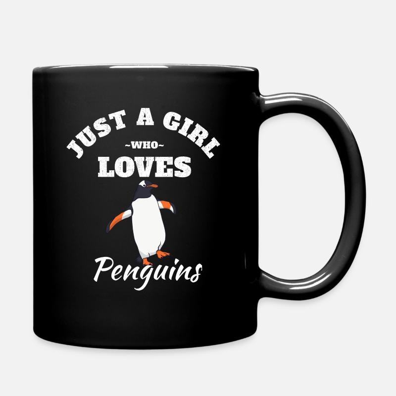penguin - Full Colour Mug - black