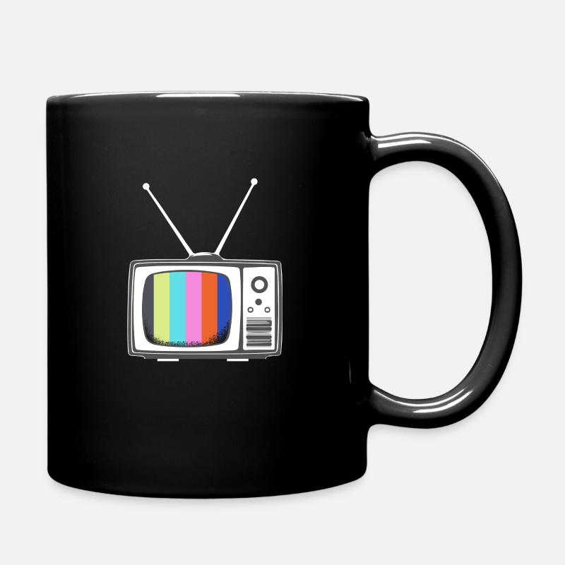 Cadeau télévision télévision télévision - Mug uni - noir