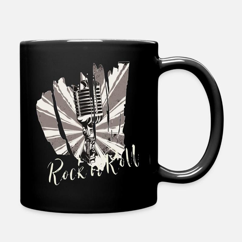 Rock n'Roll rockabilly heavy metal cadeau cool - Mug uni - noir