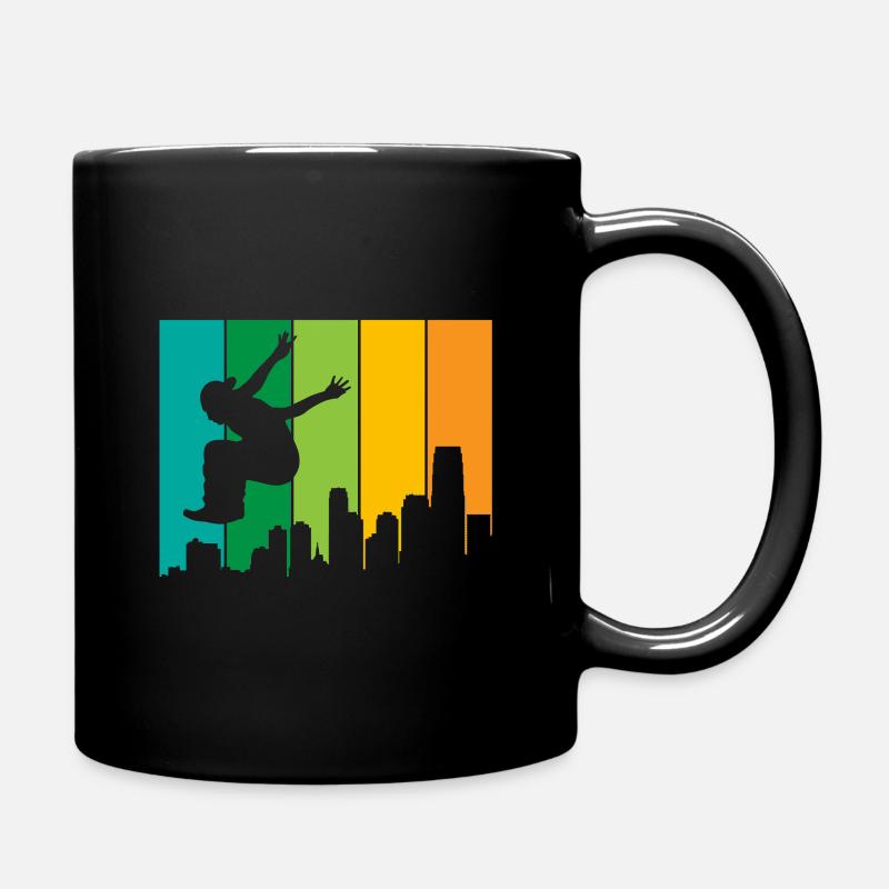 Parkour Traceur Freerunning Hindernislauf Geschenk - Tasse einfarbig - Schwarz