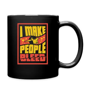 Cool je fais des gens saigner artiste chemise de tatouage - Mug uni - noir - Droite