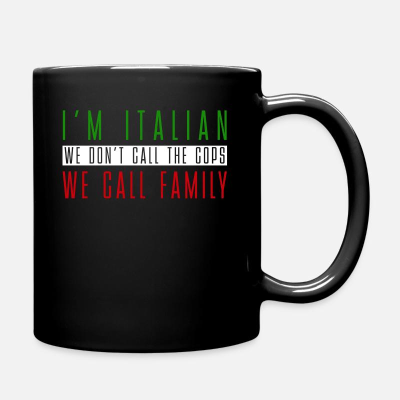 FAMILLE MAFIA ITALIENNE - Mug uni - noir
