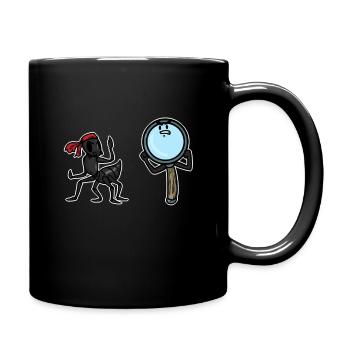 Ameise - Tasse einfarbig - Schwarz - Rechts