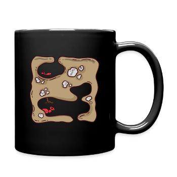 Ameise Grube - Tasse einfarbig - Schwarz - Rechts