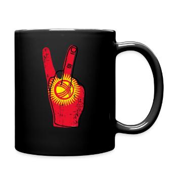 Epic Kyrgyzstan Victory Gift Idea - Full Colour Mug - black - Right