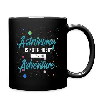 Astronomy adventure - Full Colour Mug - black - Right