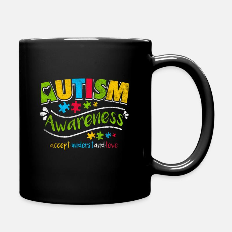 Autismus - Tasse einfarbig - Schwarz