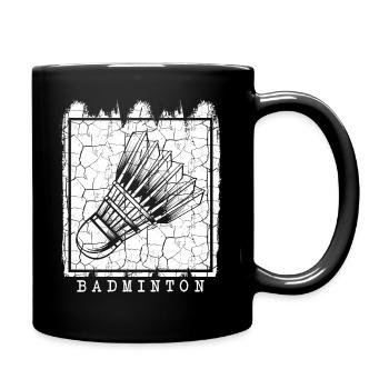 Badminton - Full Colour Mug - black - Right