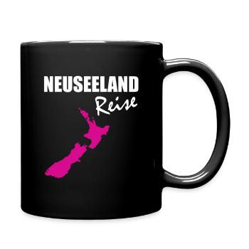 Neuseeland - Tasse einfarbig - Schwarz - Rechts