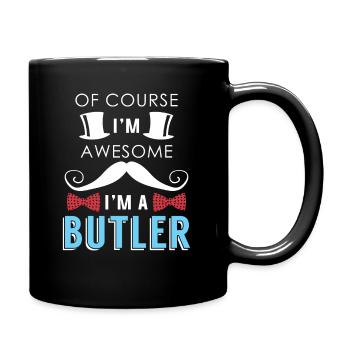 Butler gift - Full Colour Mug - black - Right