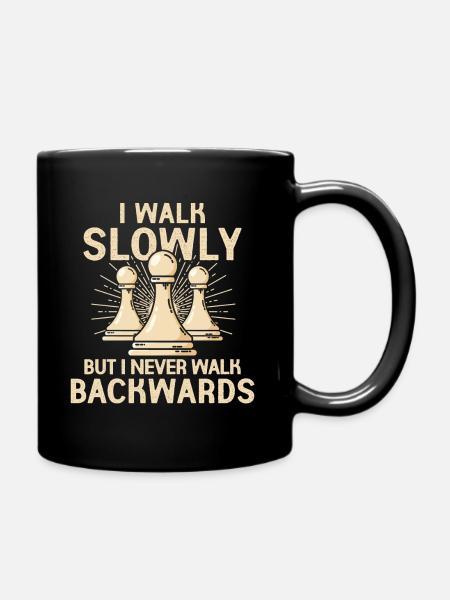 Schach - Tasse einfarbig - Schwarz