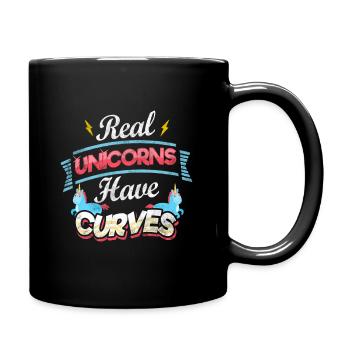 Unicorn - Full Colour Mug - black - Right