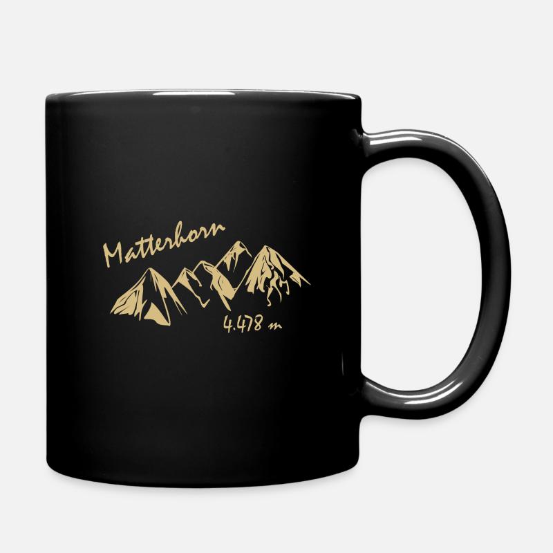 Matterhorn - Kubek jednokolorowy - czarny