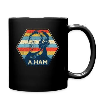 Alexander Hamilton - Tasse einfarbig - Schwarz - Rechts