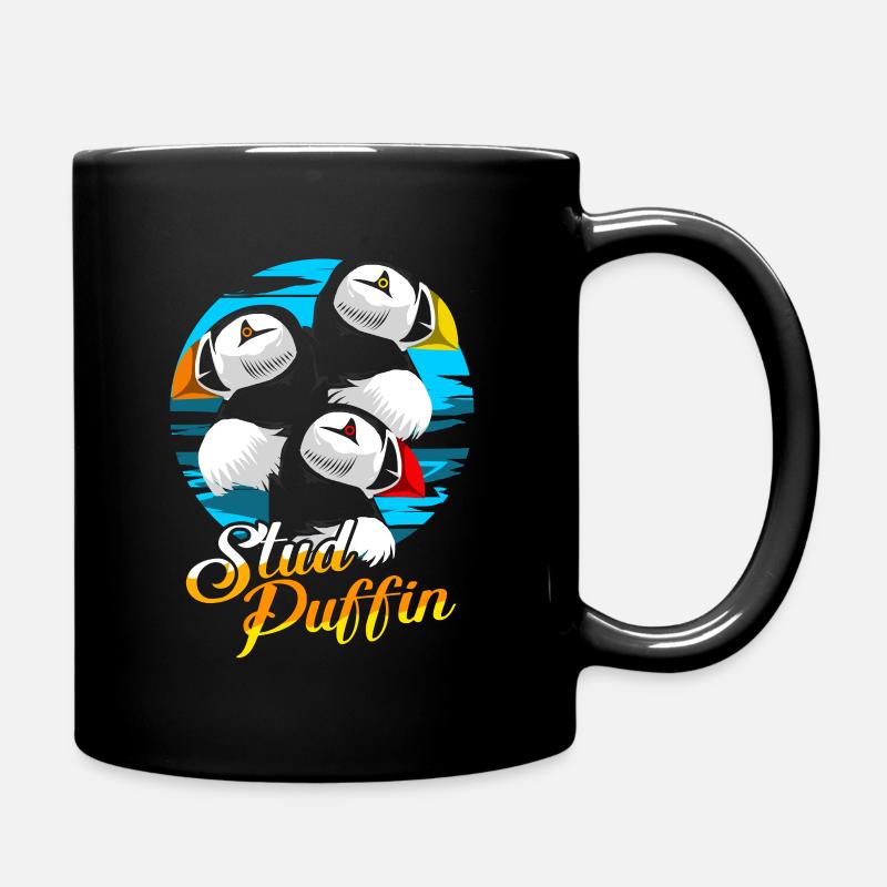 Puffin Puffin Puffin - Tasse einfarbig - Schwarz