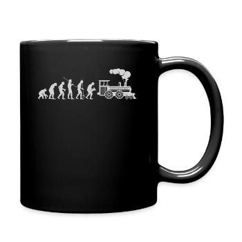 Evolution model railway - Full Colour Mug - black - Right