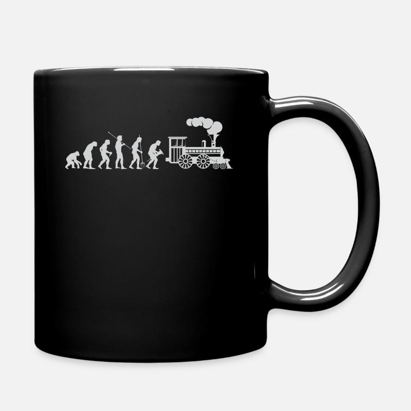 Chemin de fer modèle Evolution - Mug uni - noir