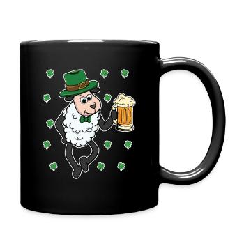 Le jour de la Saint Patrick Leprechaun Sheep Shepherd Shepherd - Mug uni - noir - Droite