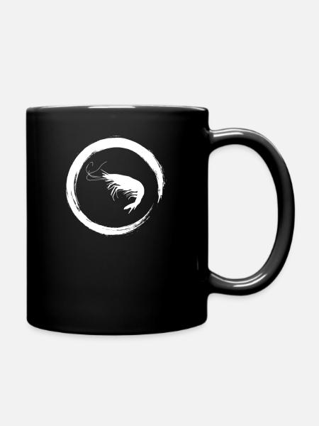 shrimp - Tasse einfarbig - Schwarz