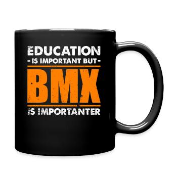 BMX training cycling - Full Colour Mug - black - Right