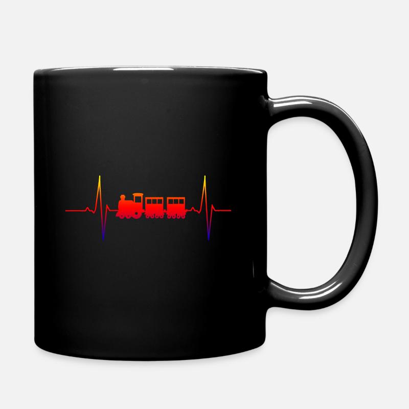 Train modèle pouls - Mug uni - noir