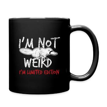 Rareté ornithorynque - Mug uni - noir - Droite