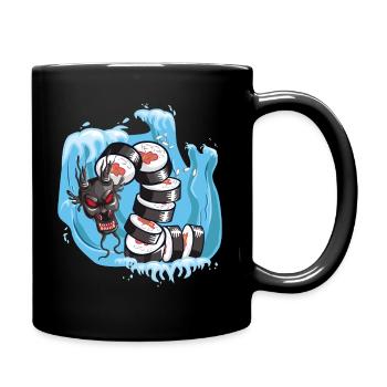 Sushi Serpent de mer - Mug uni - noir - Droite