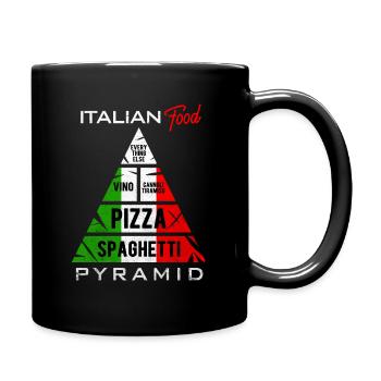 Pasta - Mug uni - noir - Droite