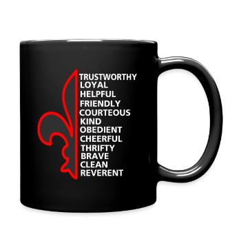 Pfadfinder, Scouts, Naturliebhaber - Tshirt - Tasse einfarbig - Schwarz - Rechts