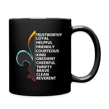 Pfadfinder, Scouts, Naturliebhaber - Tshirt - Tasse einfarbig - Schwarz - Rechts