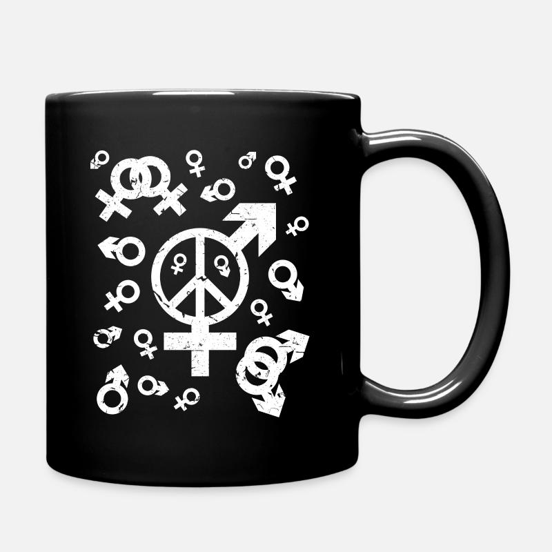 LGBT icon Cadeau de liberté pour les gays lesbiennes - Mug uni - noir