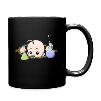 Pregnancy Chemistry Chemist Pregnant Gift - Full Colour Mug - black - Right