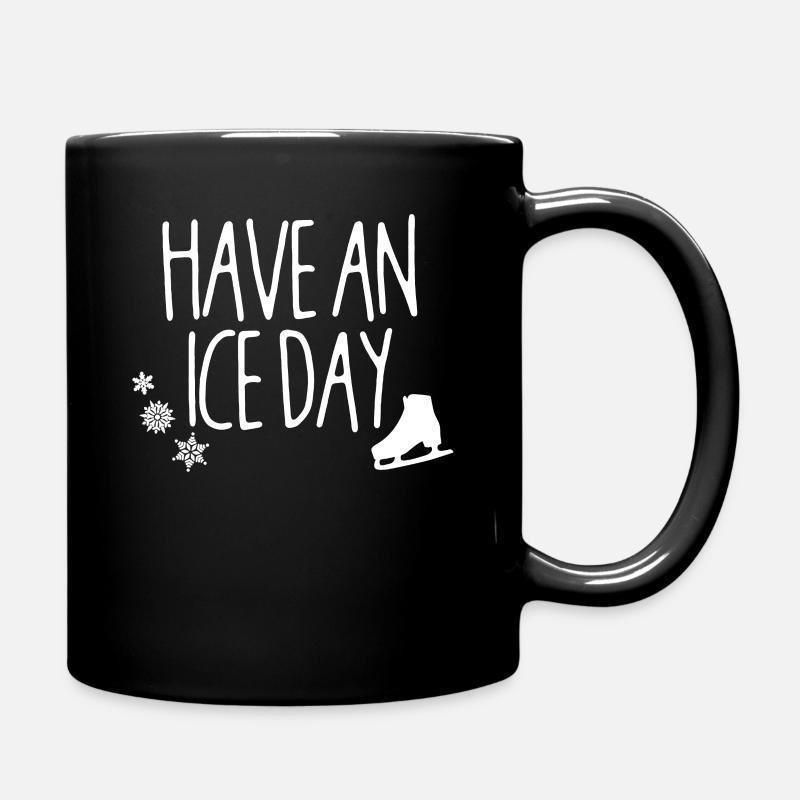 Eiskunstlauf - Tasse einfarbig - Schwarz