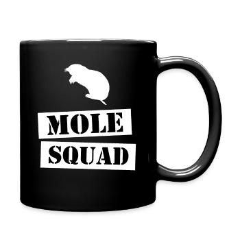 join the mole squad - Full Colour Mug - black - Right