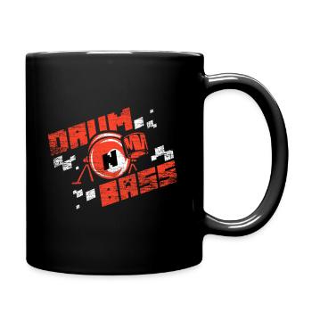 Cadeau de musicien Drum n Bass - Mug uni - noir - Droite