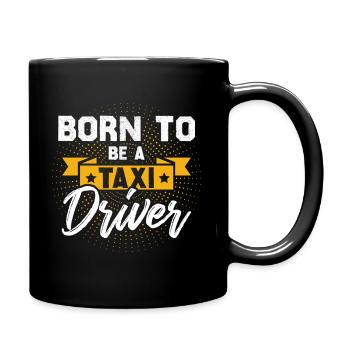 Taxi driver birth - Full Colour Mug - black - Right