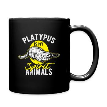 Platypus Is My Spirit Animals Giftidea - Mug uni - noir - Droite