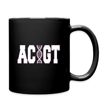 DNA Wissenschaft Biologe Lustige Nerd Geschenk - Tasse einfarbig - Schwarz - Rechts