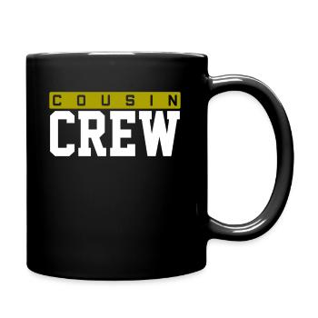 Cousin Crew Retro Family Holiday - Full Colour Mug - black - Right