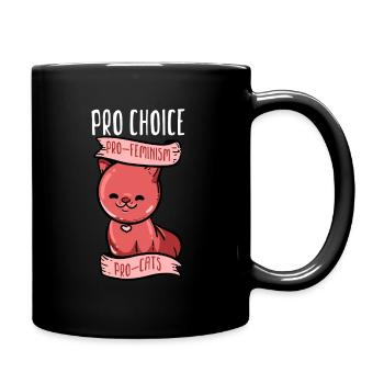 Feminisim Gril Power Womens Day Gender Equality - Tasse einfarbig - Schwarz - Rechts