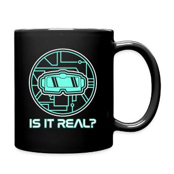 Virtual Reality Gift HMD VR Headset - Full Colour Mug - black - Right