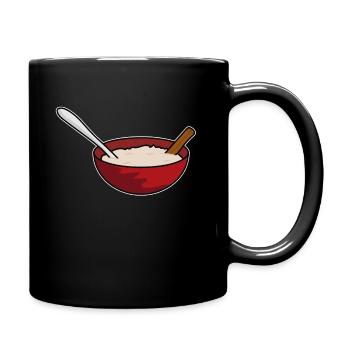 riz au lait - Mug uni - noir - Droite