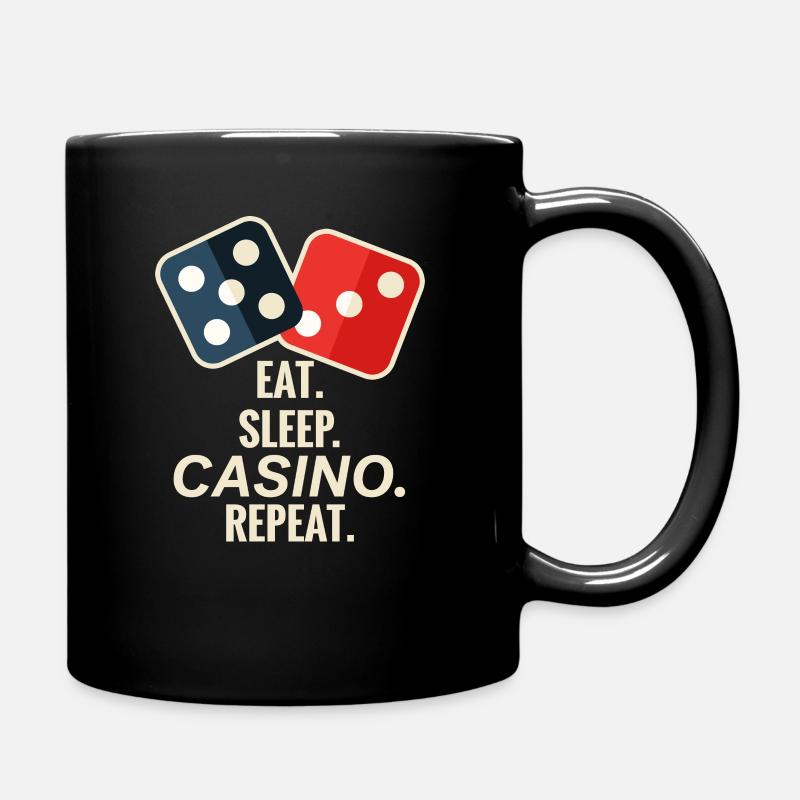 Cadeau de visage de poker poker poker poker - Mug uni - noir