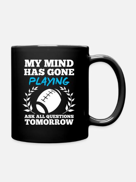 rugby - Mug uni - noir