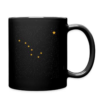 Drapeau de l'Alaska Grande Ourse Polaris - Mug uni - noir - Droite